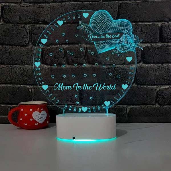 Personalized 3D illusion  Romantic LED Lamp